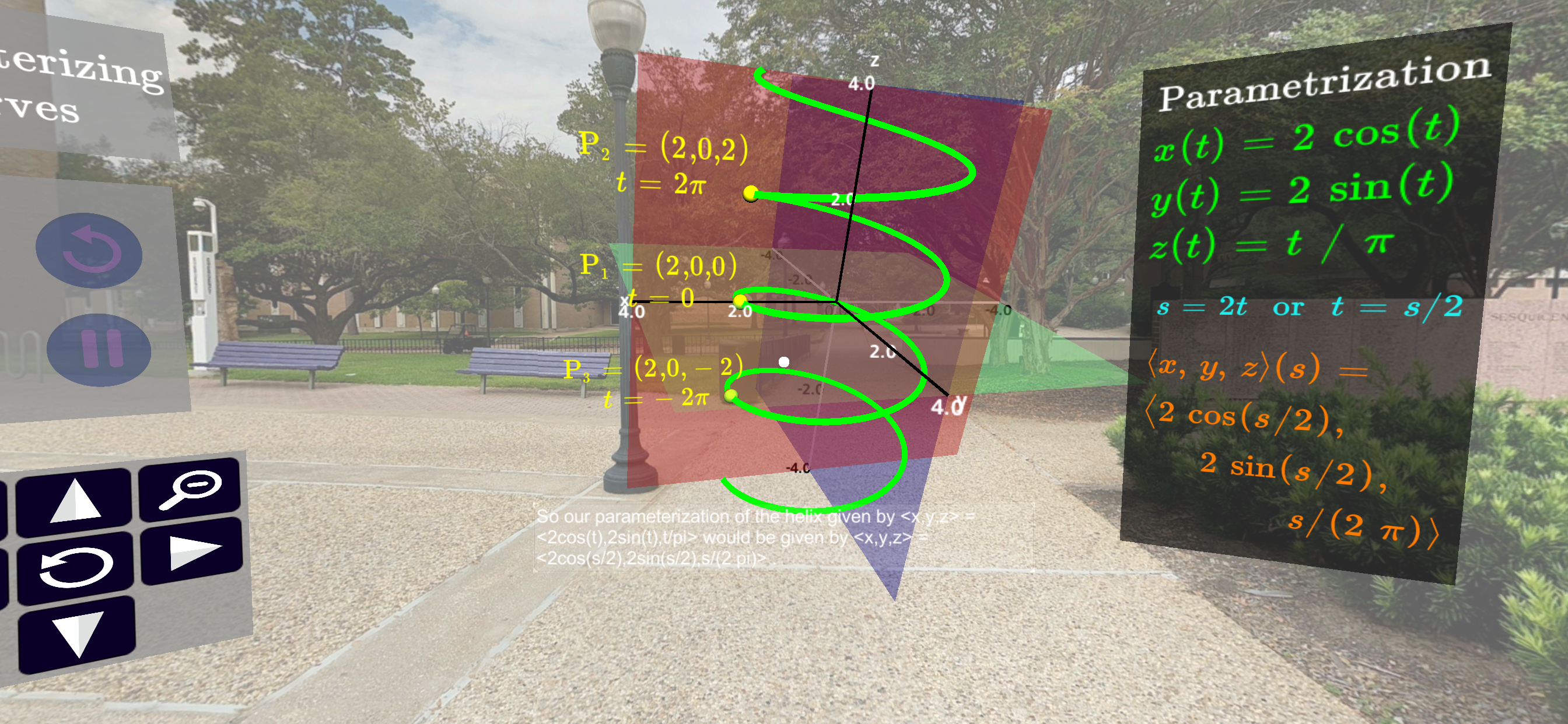 Parameterizations Of Curves In Space