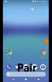 Pairing with Android
